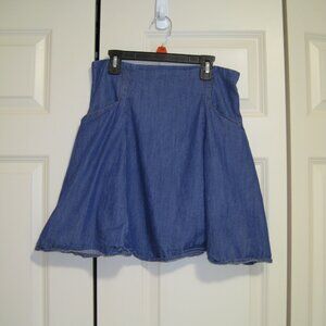 Blue Denim Skirt